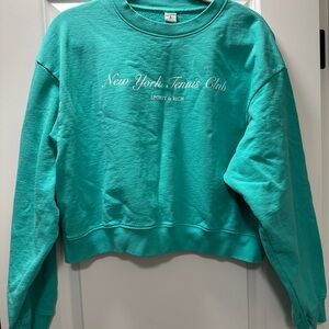 Sporty & Rich Turquoise Crewneck